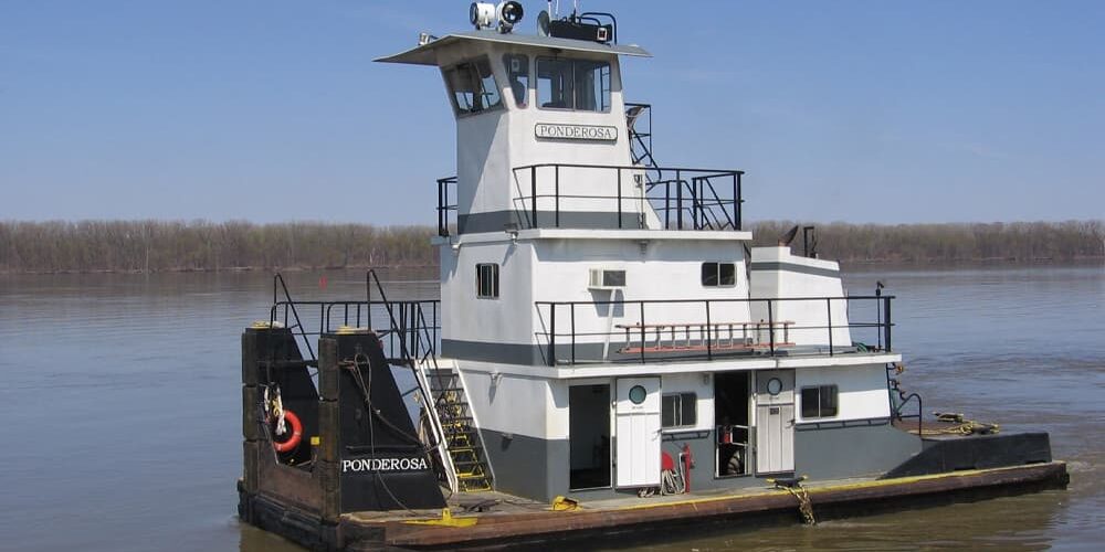 Ponderosa boat on water